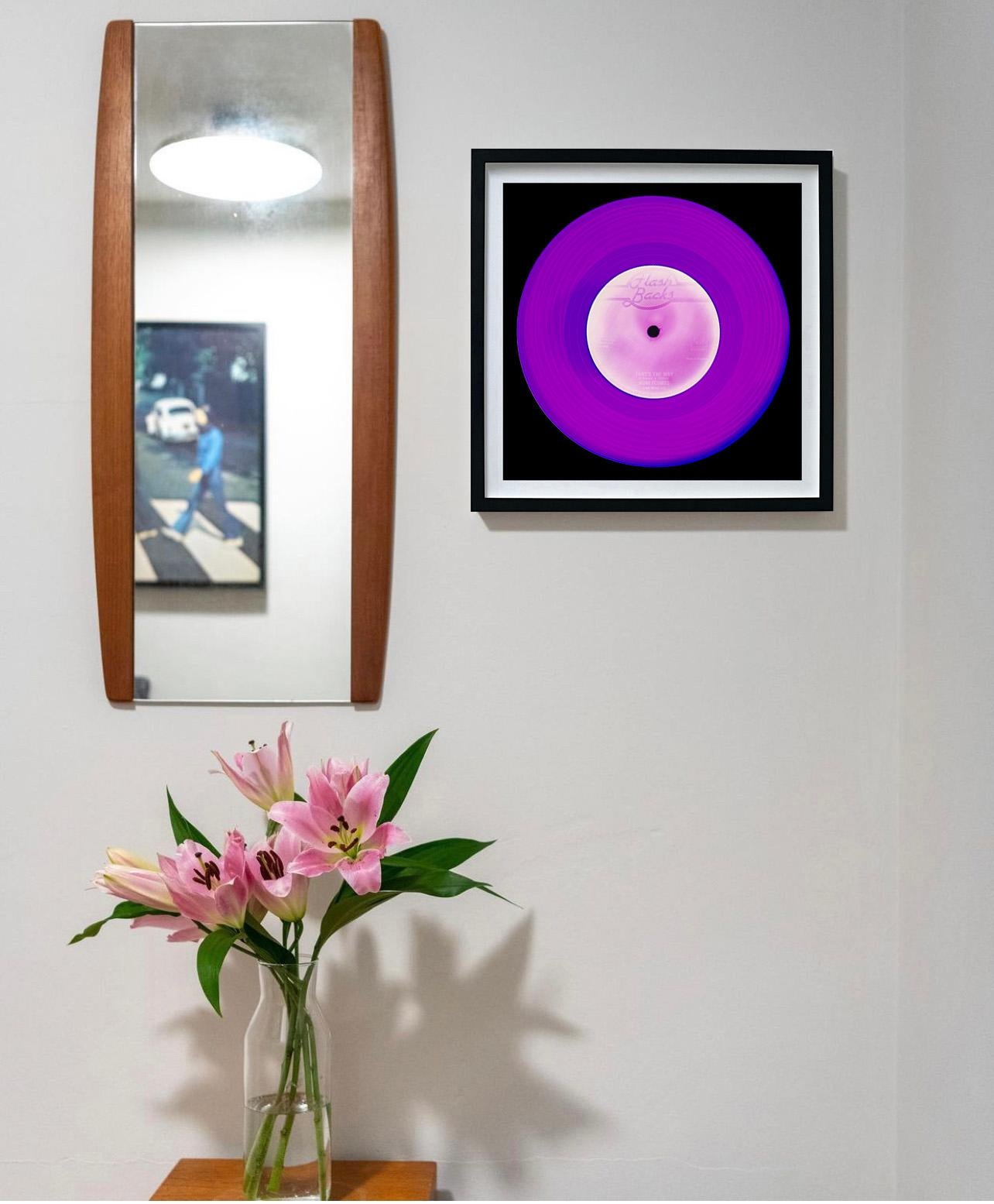 Vinyl Collection Flash Back Purple - Pop Art Color Photography For Sale 4