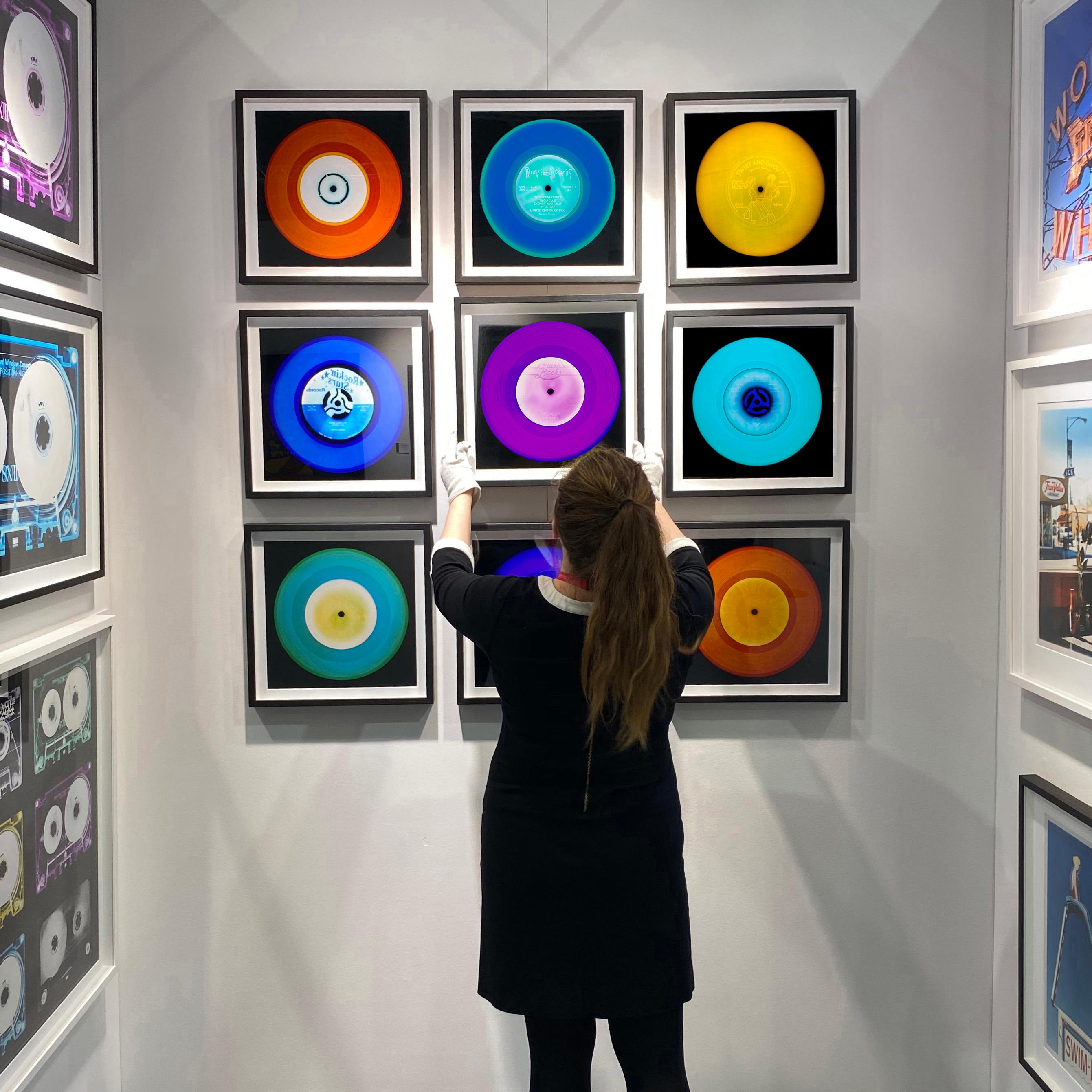 Vinyl Collection Flash Back Purple - Pop Art Color Photography For Sale 5