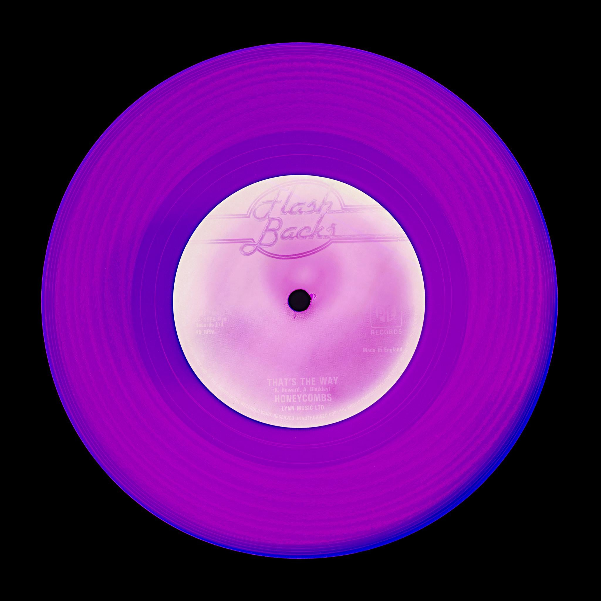 Heidler & Heeps Print - Vinyl Collection Flash Back Purple - Pop Art Color Photography
