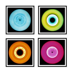 Collection de quatre pièces d'installation en vinyle - Photographie couleur Pop Art