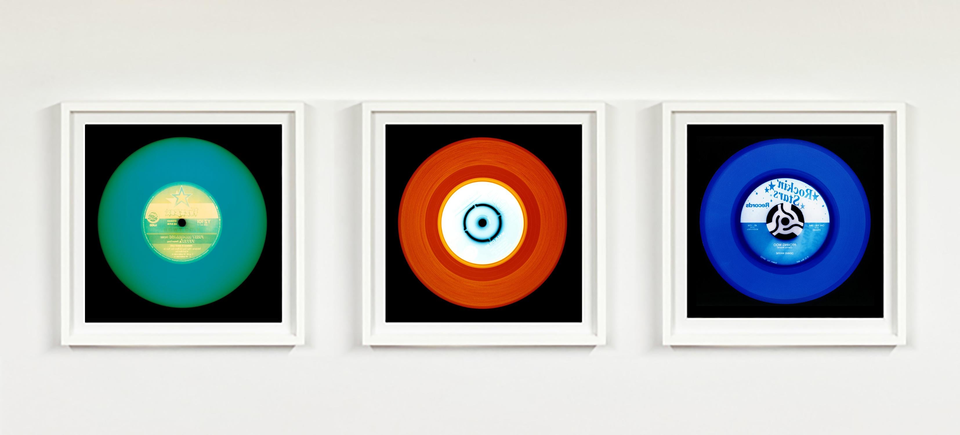 Vinyl Collection - Green, Red, Blue Trio - Pop Art Color Photography For Sale 4