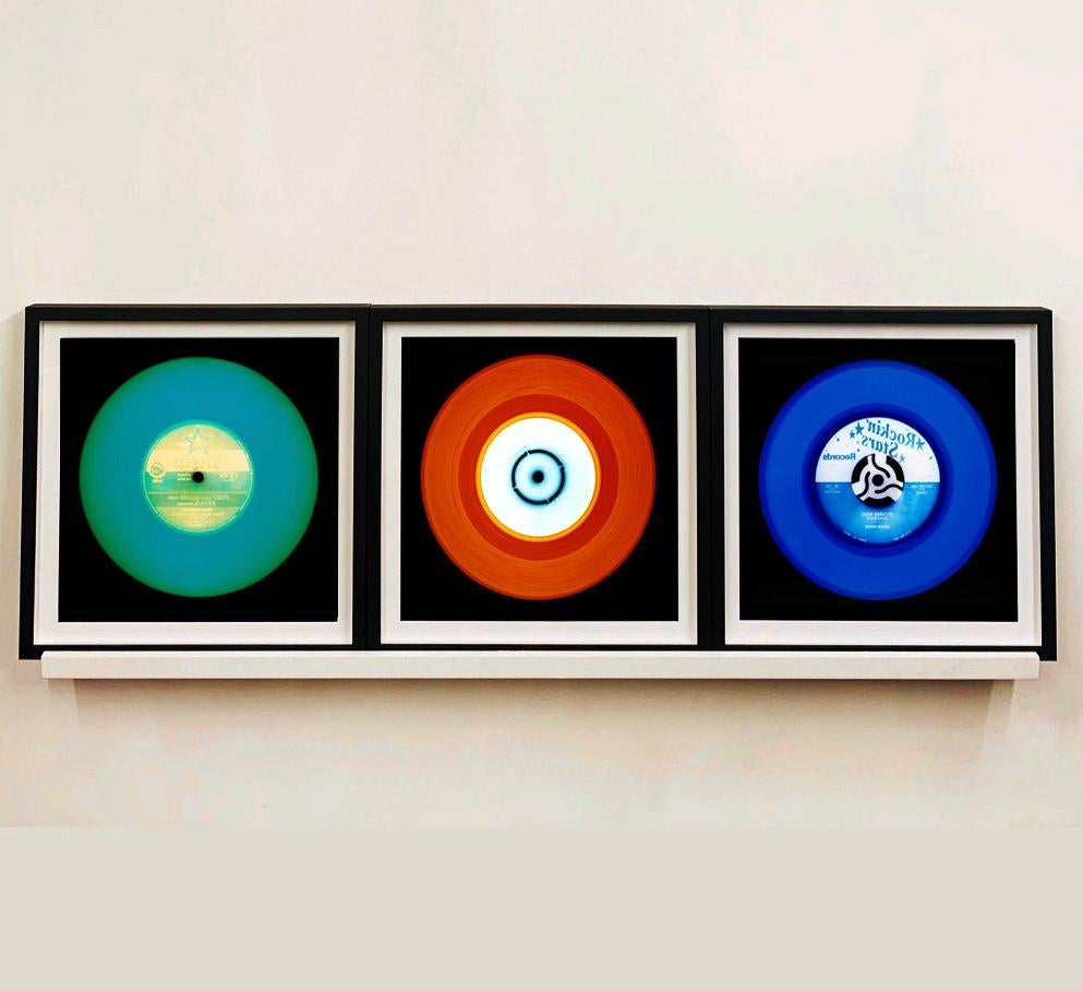 Vinyl Collection - Green, Red, Blue Trio - Pop Art Color Photography For Sale 5