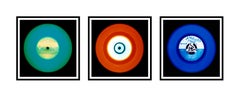 Vinyl Collection - Green, Red, Blue Trio - Pop Art Color Photography