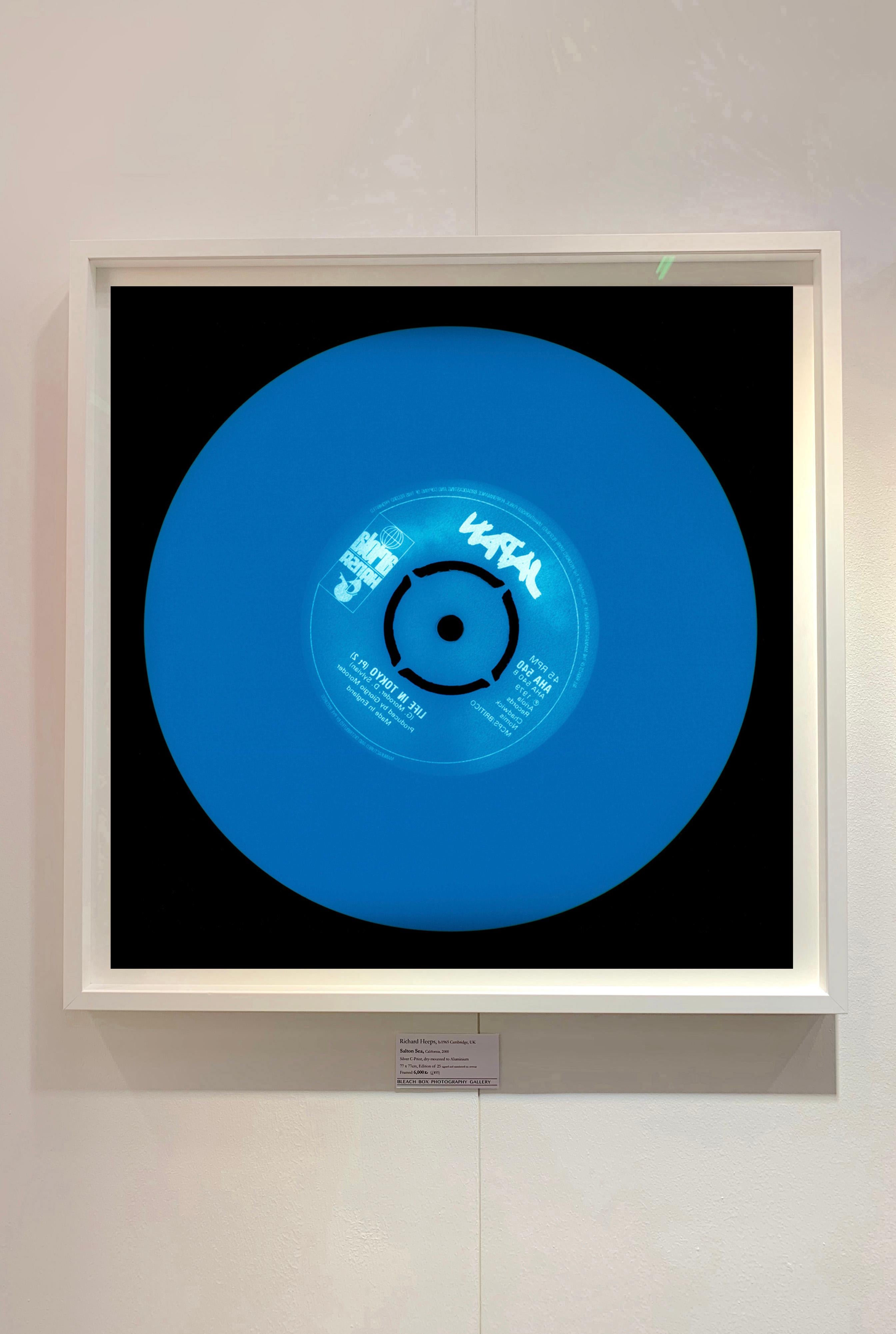 Vinyl Collection, Made in England - Blue, Conceptual, Pop Art Color Photography - Print by Heidler & Heeps