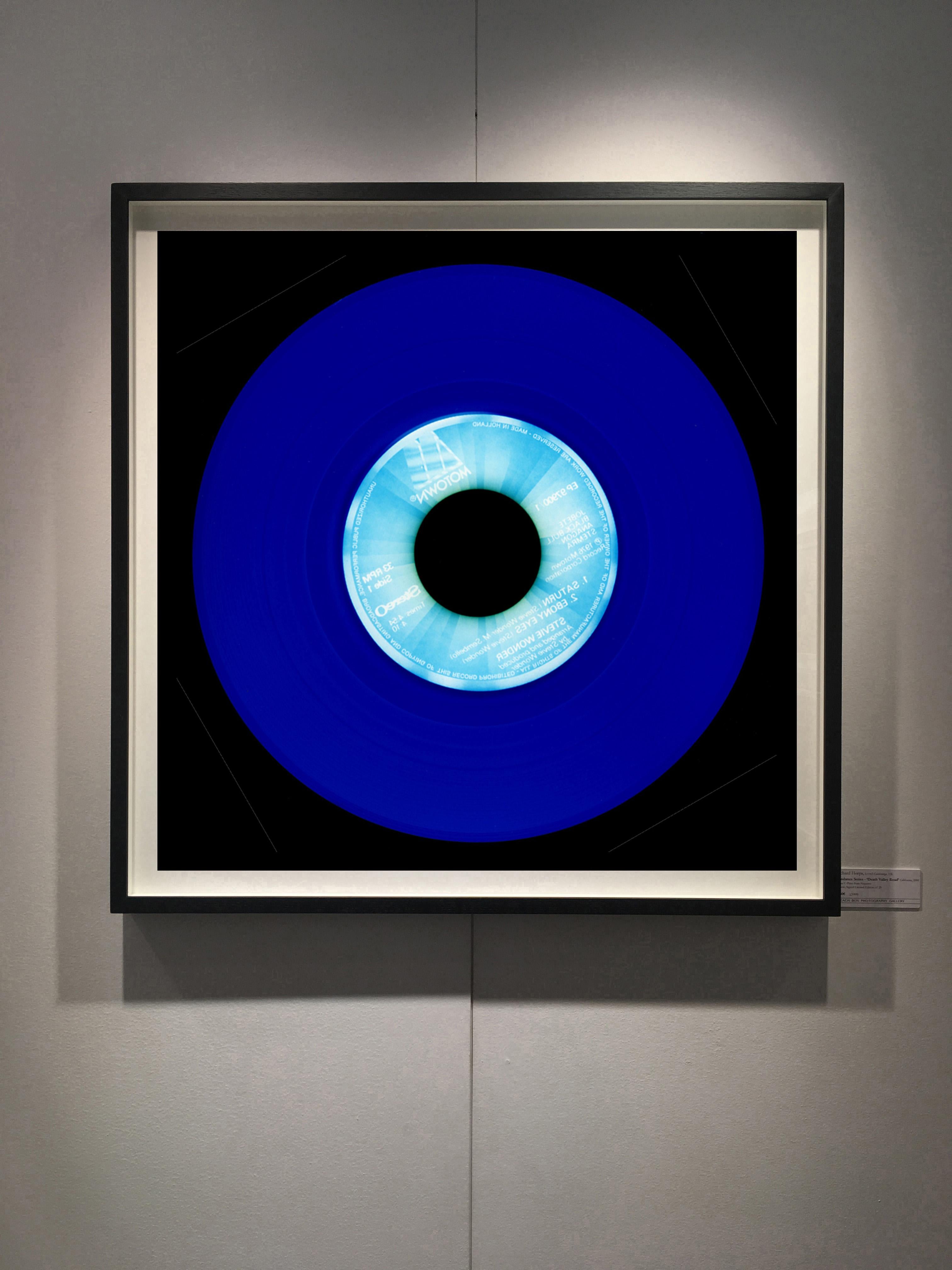 Vinyl Collection, Made in Holland (Blue) - Conceptual Pop-Art, Color Photography - Print by Heidler & Heeps