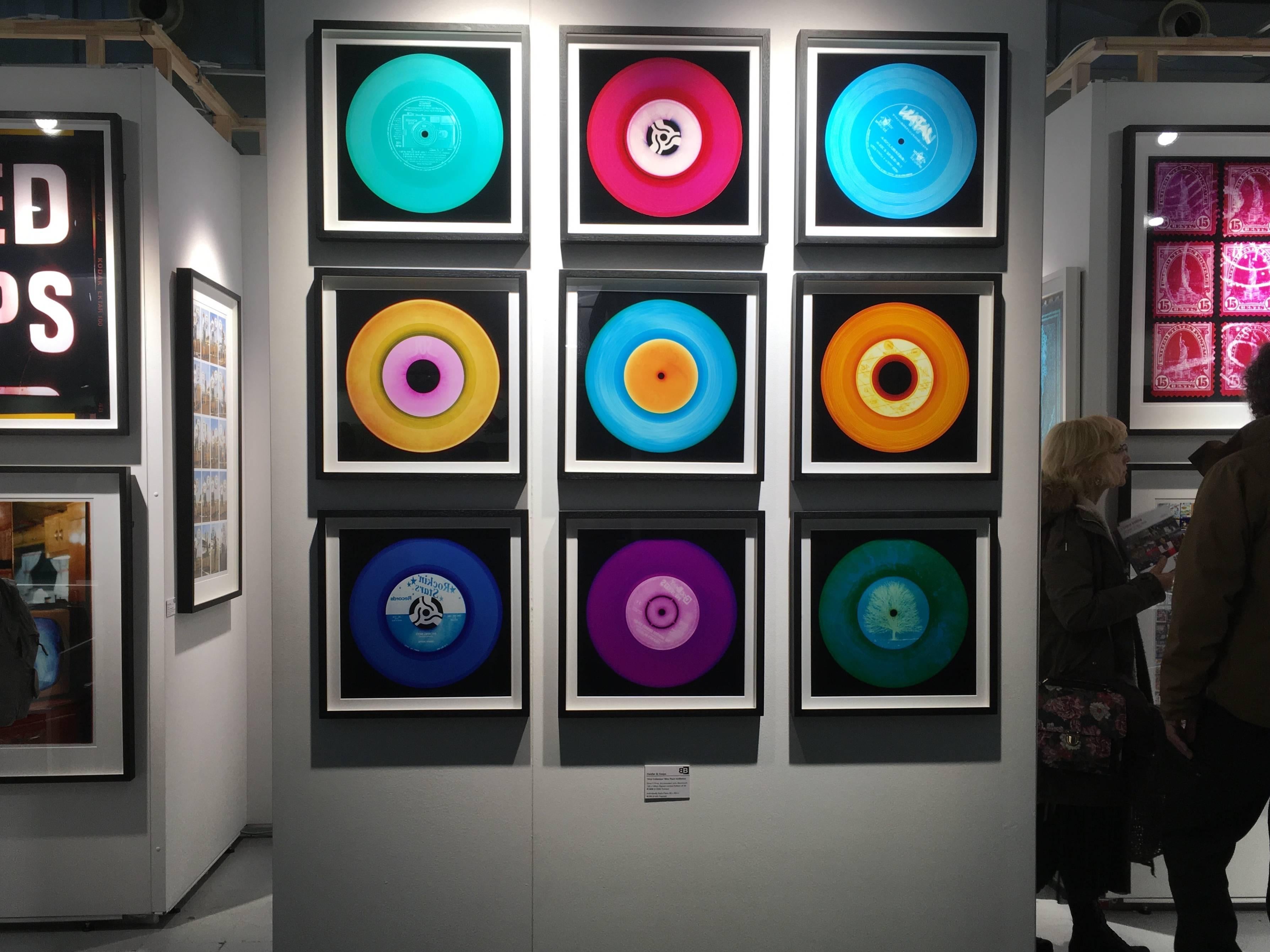Vinyl Collection, Nine Piece And it was all Yellow Installation - Pop Art For Sale 8
