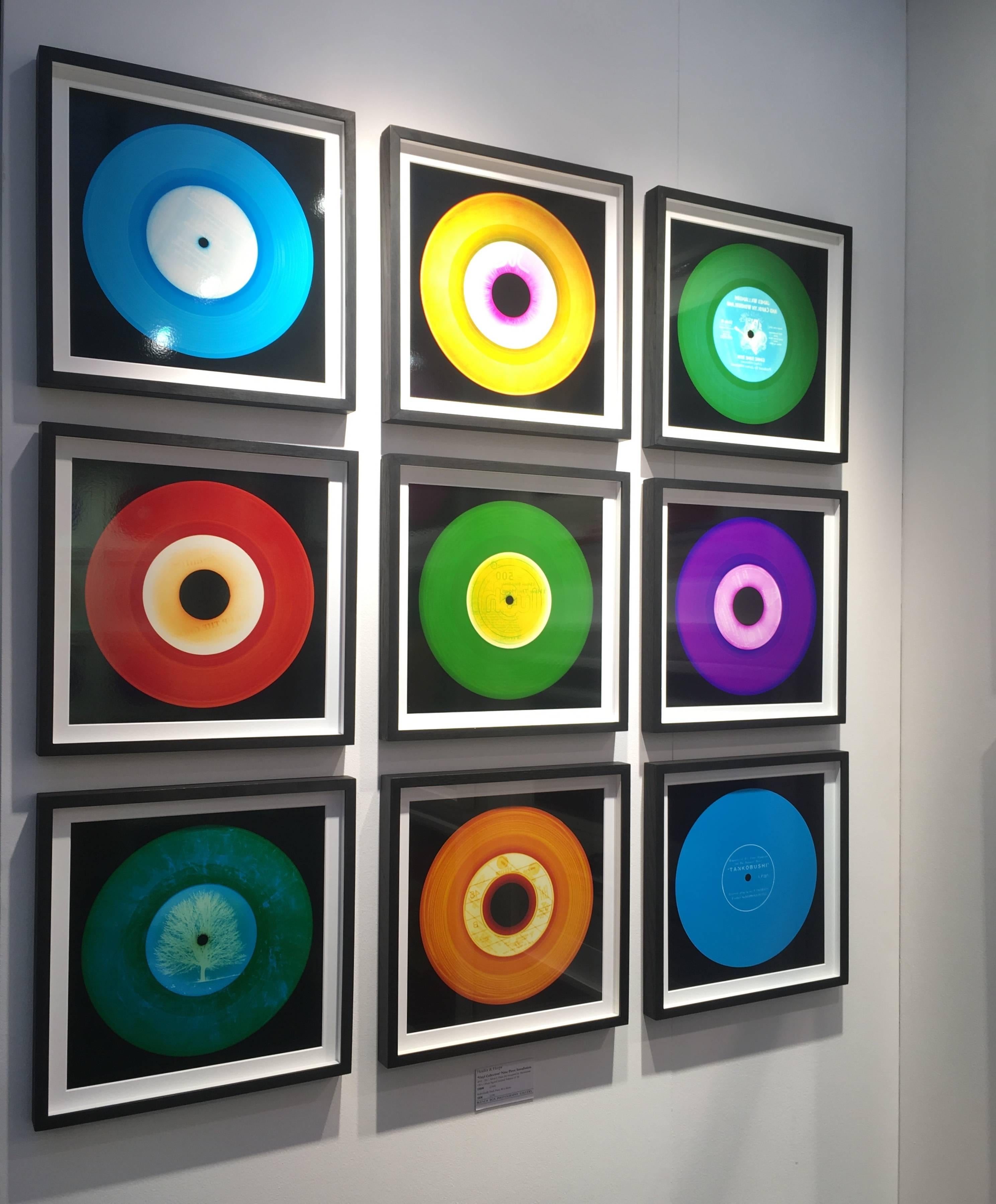 Acclaimed contemporary photographers, Richard Heeps and Natasha Heidler have collaborated to make this beautifully mesmerising collection. A celebration of the vinyl record and analogue technology, which reflects the artists practice within