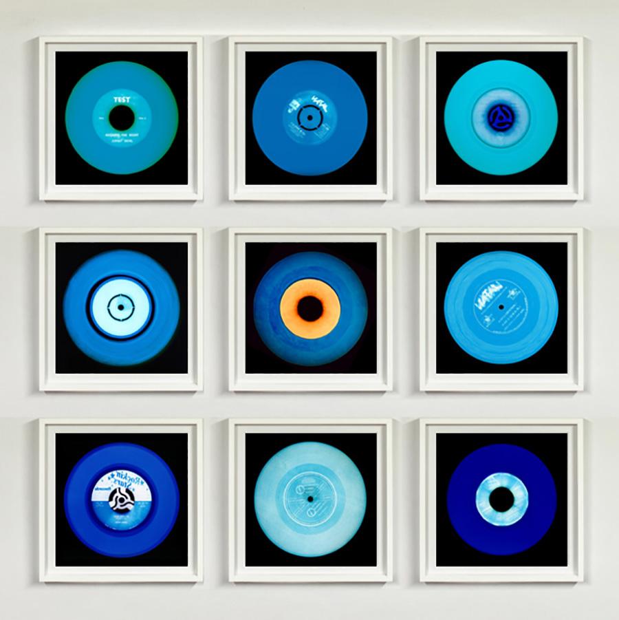 Vinyl Collection, Nine Piece Blues Installation - Pop Art Color Photography - Print by Heidler & Heeps
