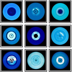 Vinyl Collection, Nine Piece Blues Installation - Pop Art Color Photography