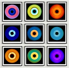 Vinyl Collection Nine Piece Jukebox Installation - Multicolor Pop Art Photo