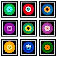 Colección Vinilo Instalación Nueve Piezas Multicolor - Foto Pop Art Multicolor