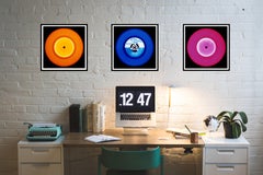 Vinyl Collection - Orange, Blue, Pink Trio - Pop Art Color Photography