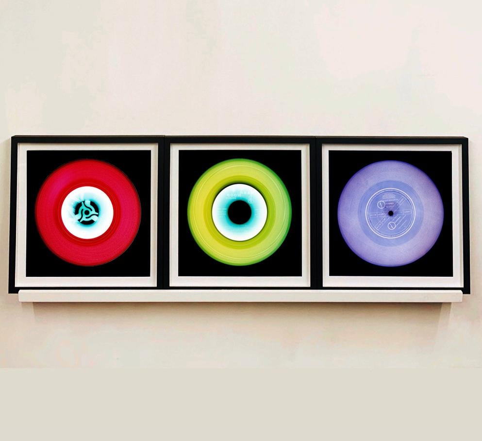 This listing is for three artworks from the Heidler & Heeps Vinyl Collection. 
Acclaimed contemporary photographers, Richard Heeps and Natasha Heidler have collaborated to make this beautifully mesmerising collection. A celebration of the vinyl