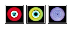 Vinyl Collection - Red, Green, Purple Trio - Pop Art Color Photography