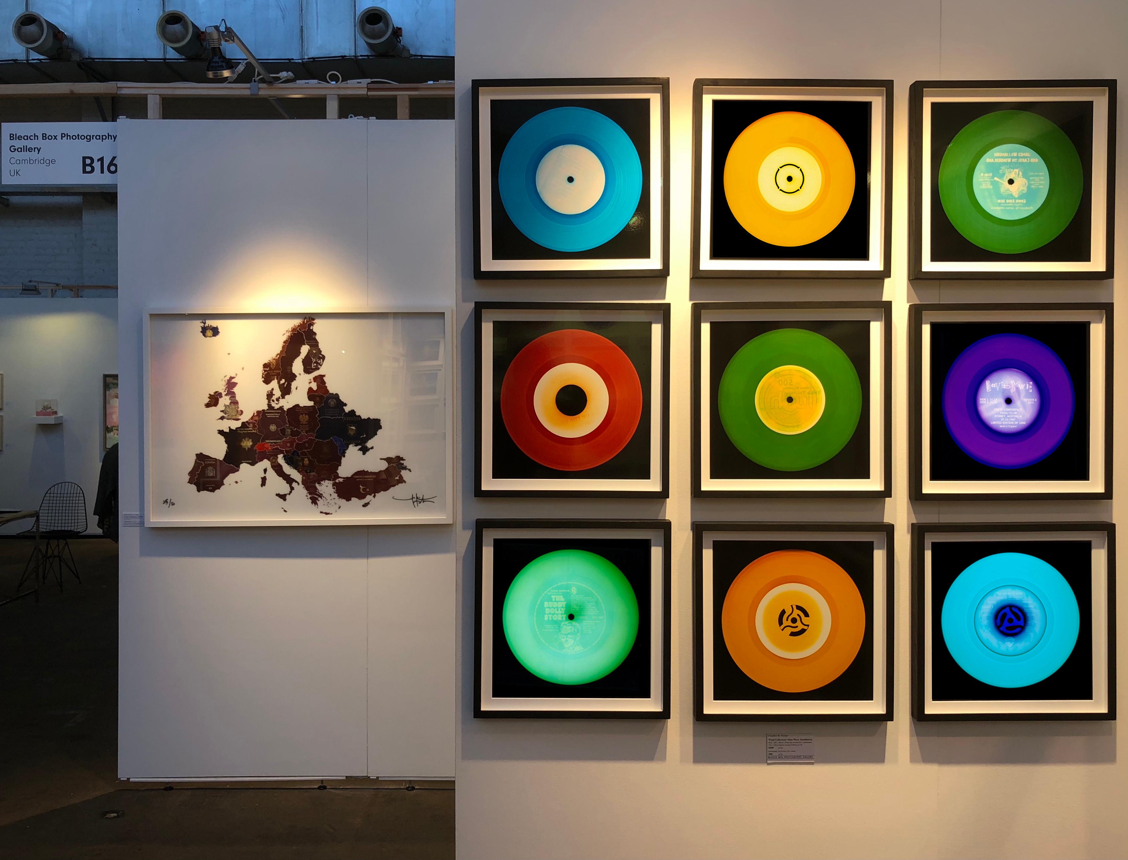 Vinyl-Kollektion, Other Side (Blau) – Konzeptionelle Farbfotografie der Pop-Art im Angebot 4