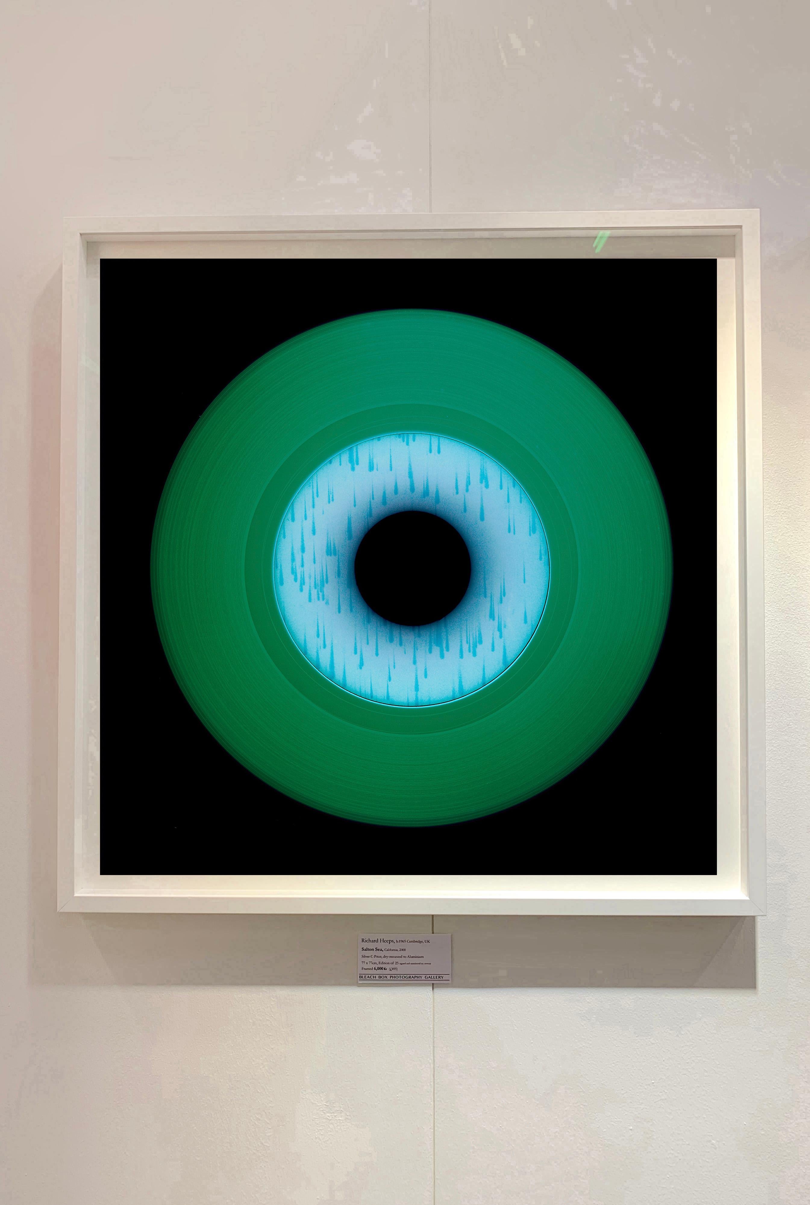 Collection Vinyl, Other Side (vert) - Photographie couleur Pop Art conceptuelle - Noir Color Photograph par Heidler & Heeps