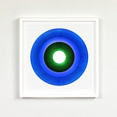 Vinyl Collection Pink Mint Yellow Blue Four Framed Pop Art Color Photography