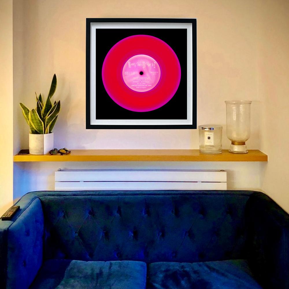 Vinyl Collection 'Press Conference (Carmine Red)' - Pop Art Color Photograph For Sale 3