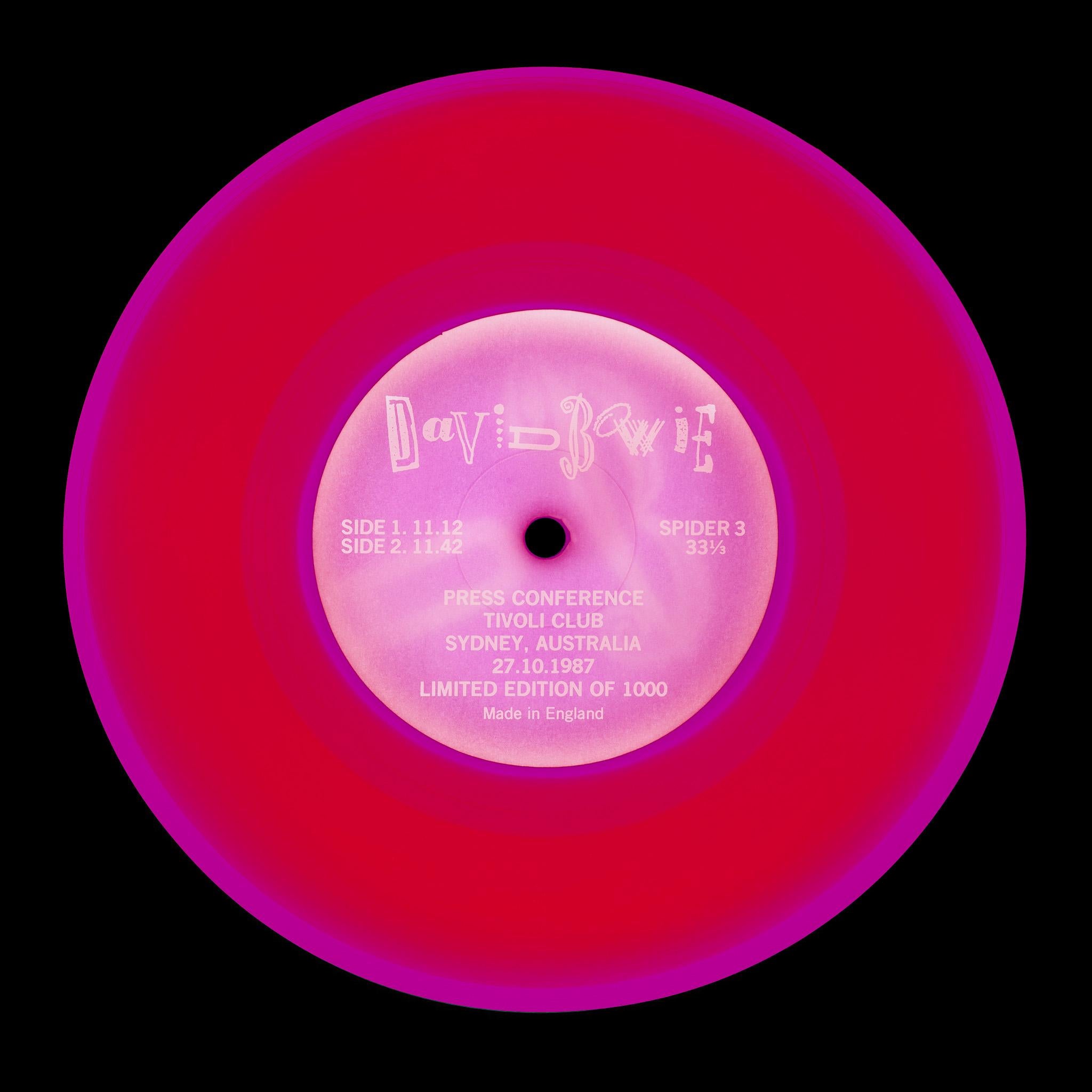 Heidler and Heeps Vinyl Collection 'Press Conference Carmine Red'.
Acclaimed contemporary photographers, Richard Heeps and Natasha Heidler have collaborated to make this beautifully mesmerising collection. A celebration of the vinyl record and