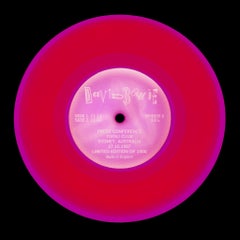 Colección de Vinilos 'Rueda de Prensa (Rojo Carmín)' - Fotografía Pop Art en color