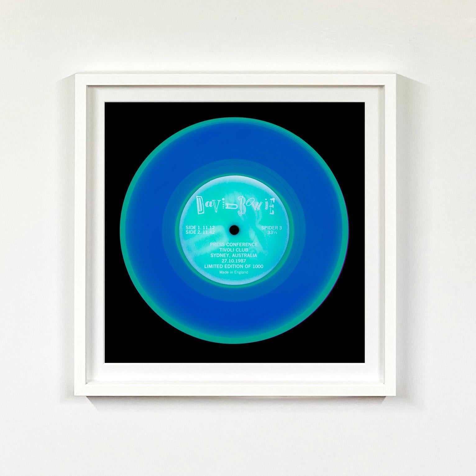 Vinyl Collection 'Press Conference (Cobalt Blue)' - Pop Art Color Photograph For Sale 2