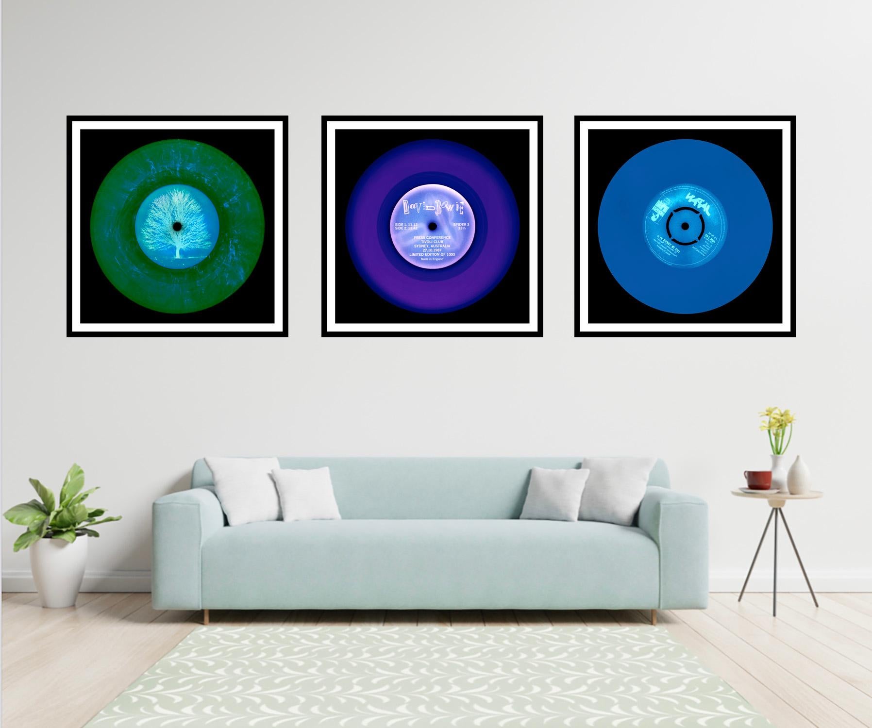 Collection de vinyles, conférences de presse violettes, conceptuelles, pop art, photographie en vente 3