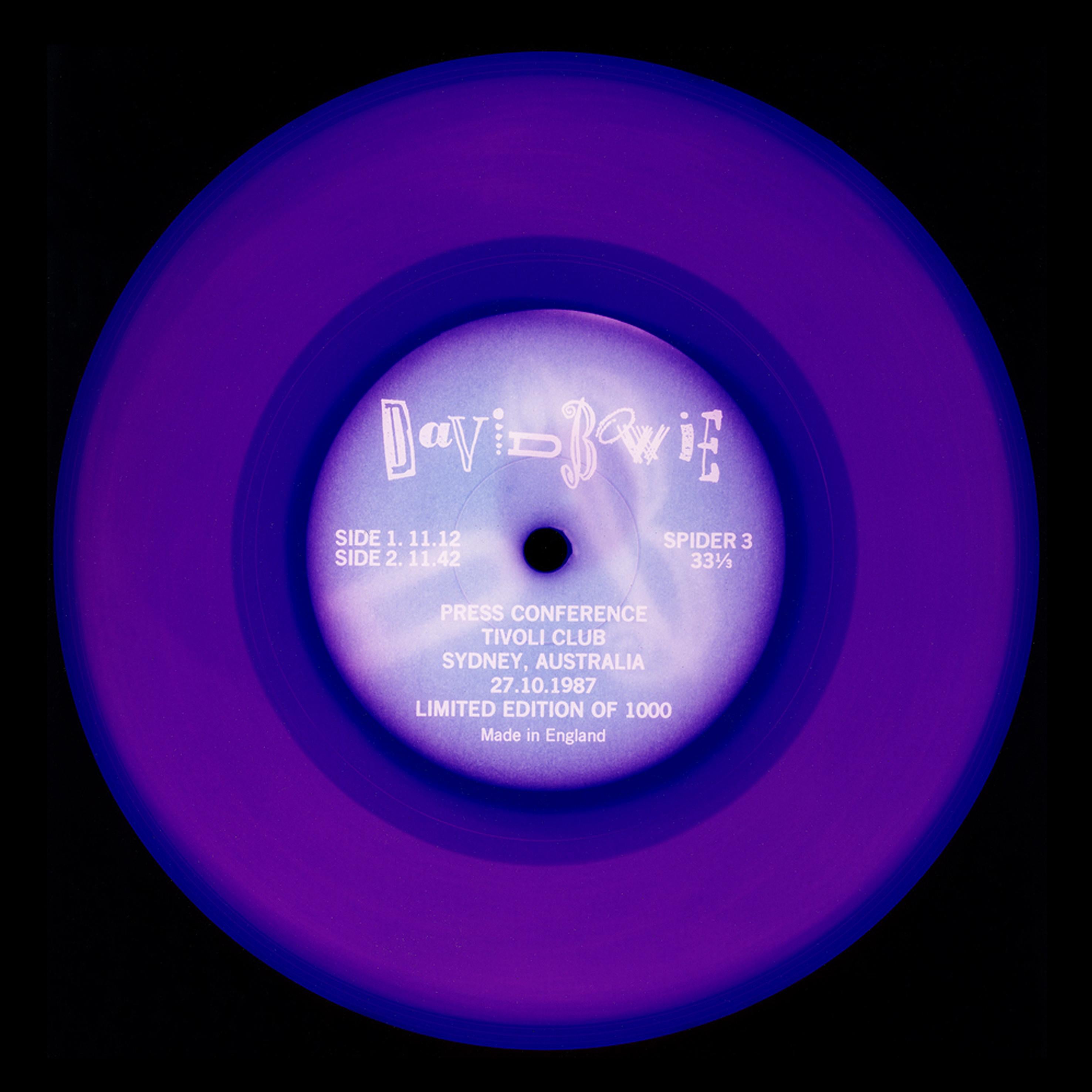 Heidler & Heeps Print - Vinyl Collection, Press Conference - Purple, Conceptual, Pop Art, Photography