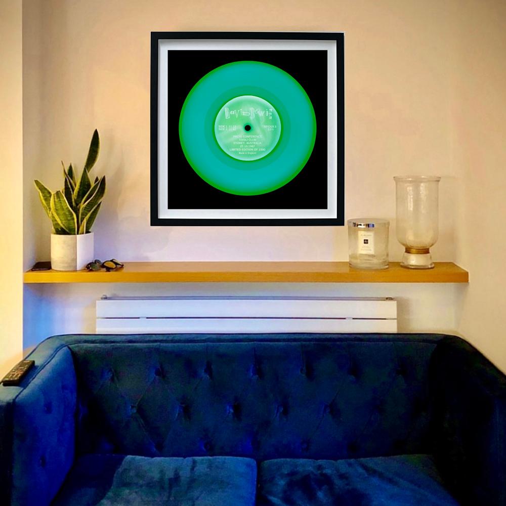 Heidler and Heeps Vinyl Collection 'Press Conference Turquoise'.
Acclaimed contemporary photographers, Richard Heeps and Natasha Heidler have collaborated to make this beautifully mesmerising collection. A celebration of the vinyl record and