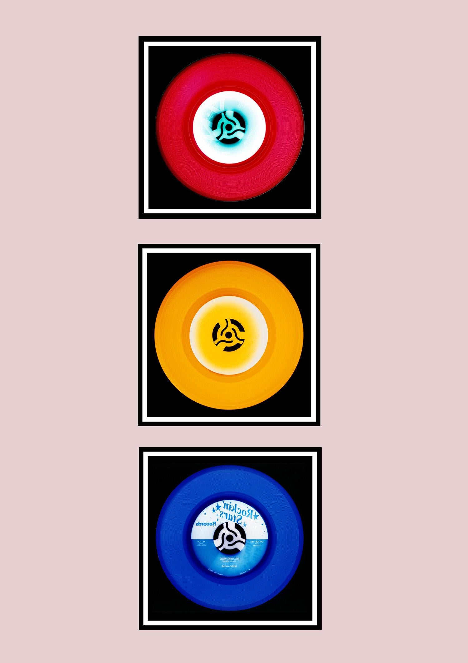 Vinyl Collection - Red, Yellow, Blue Trio - Pop Art Color Photography For Sale 2