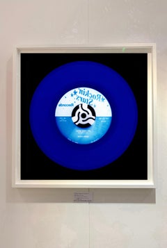 Vinyl Collection, Rock 'n' Roll (Indigo) - Conceptual Pop Art, Color Photography