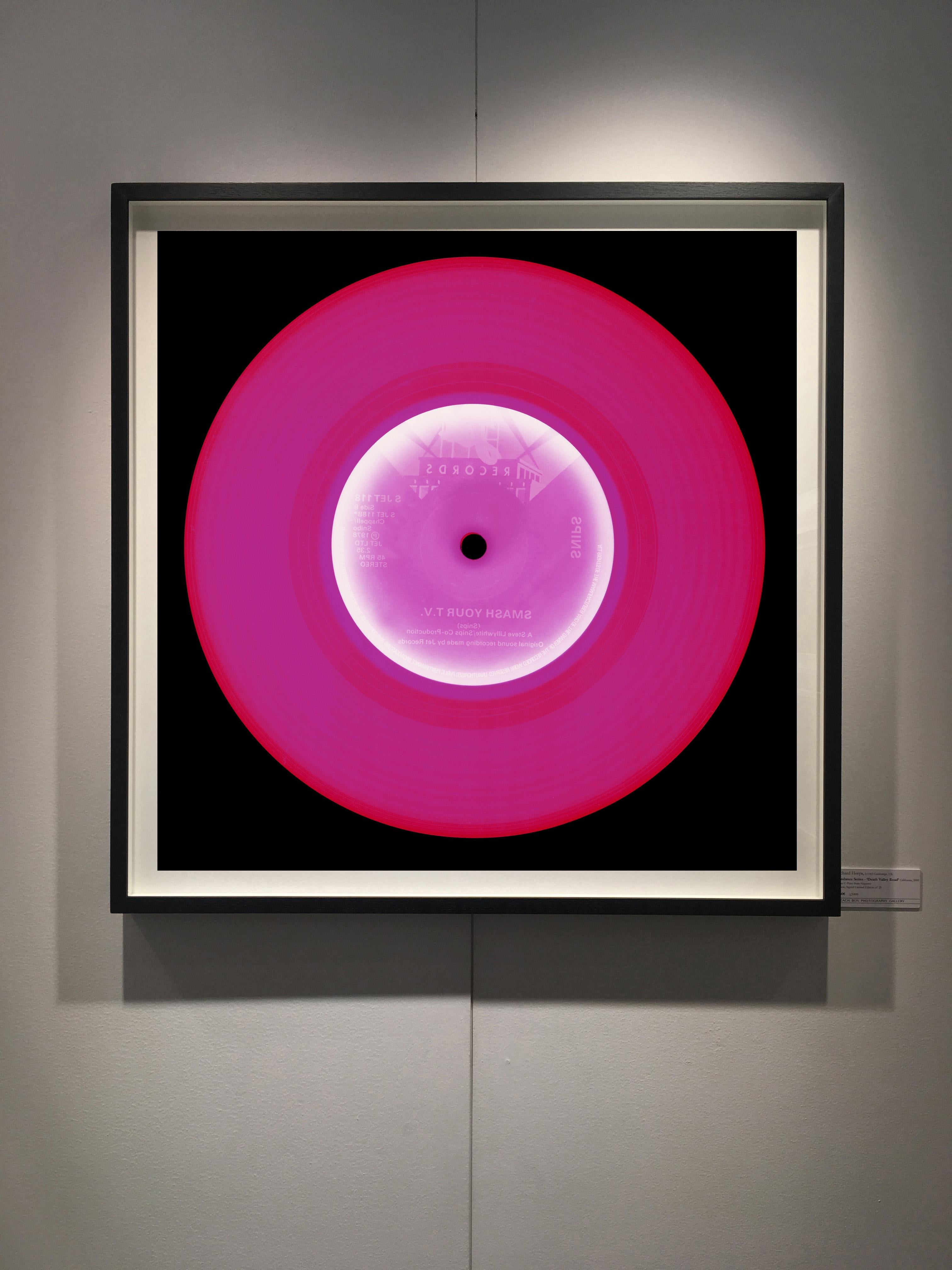 Vinyl Collection, Side B (Pink) - Conceptual, Pop Art, Color, Photography - Print by Heidler & Heeps