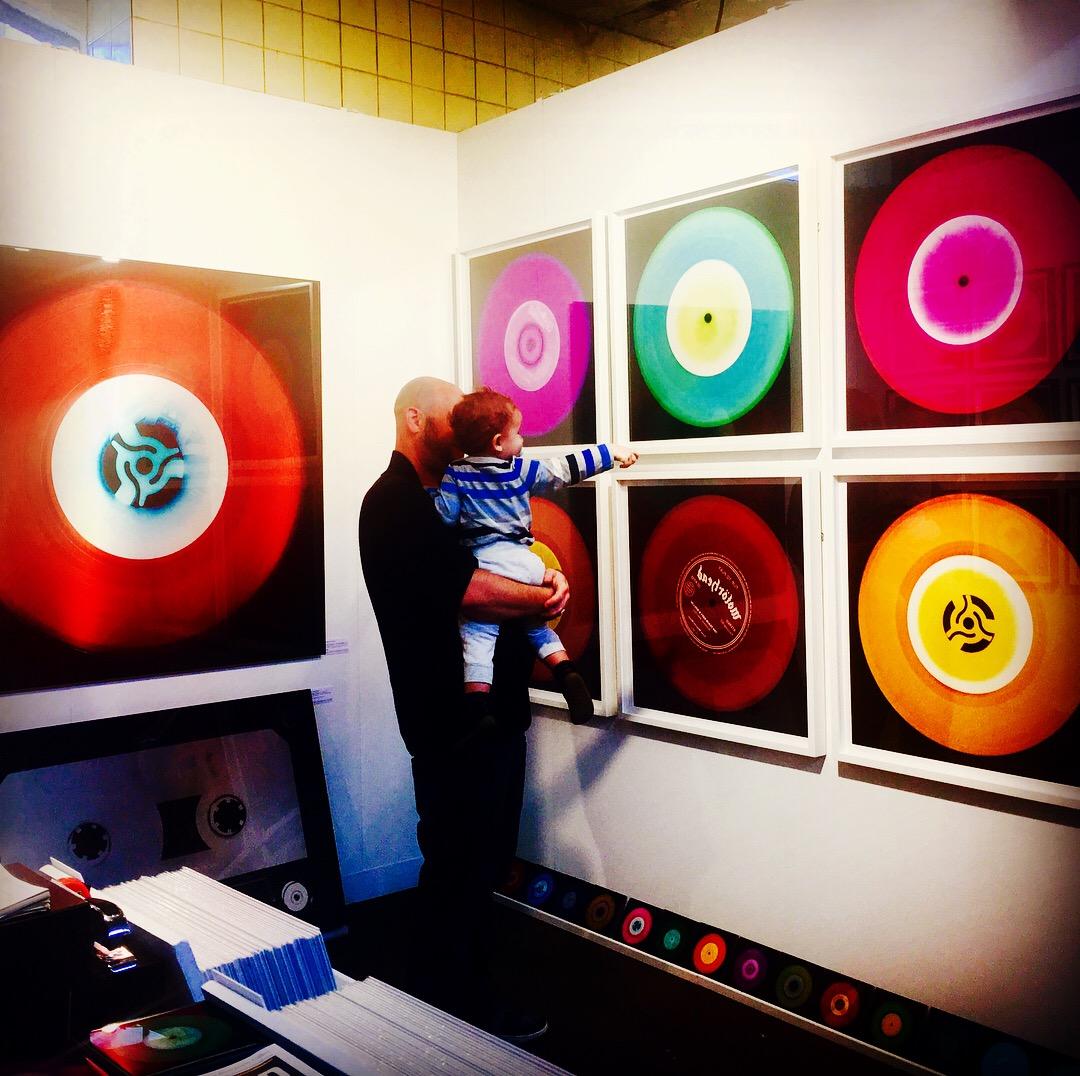 Vinyl Collection Six Piece Installation - Pop Art Color Photography For Sale 7