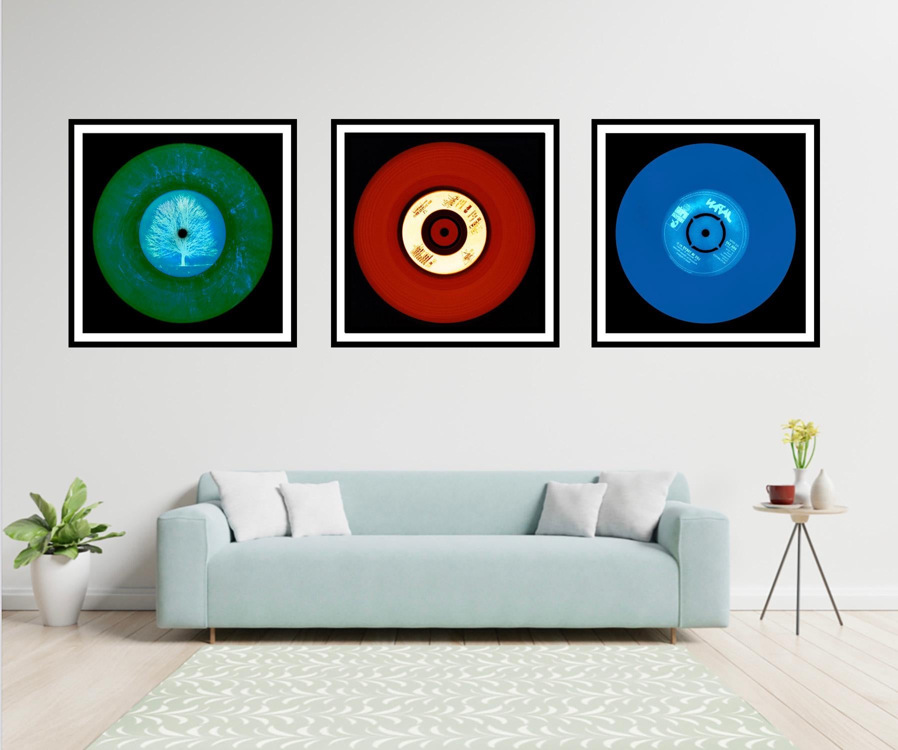 Vinyl-Sammlung, Klangaufnahmen - Konzeptionelle Pop-Art-Farbfotografie im Angebot 4