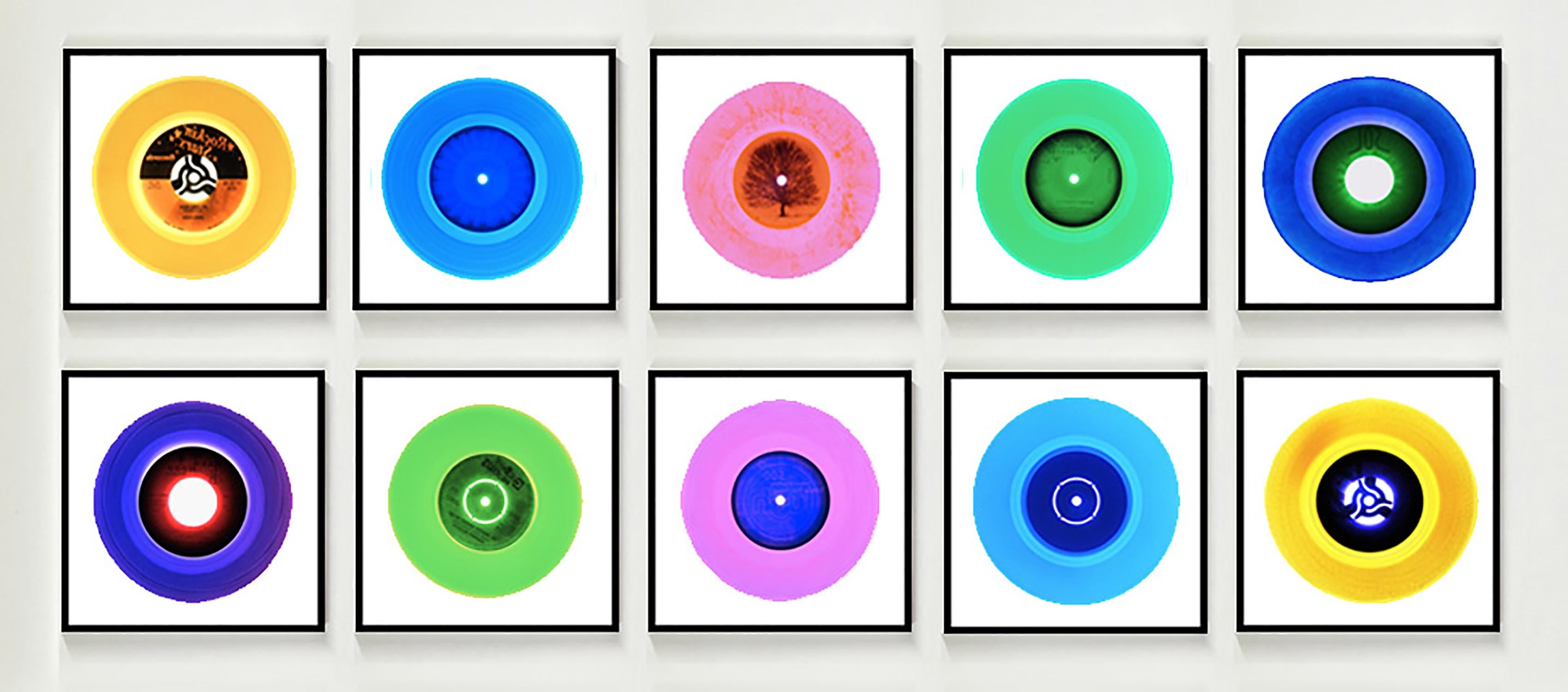 Installazione Vinyl Collection Ten Piece B Side - Fotografia Pop Art a colori