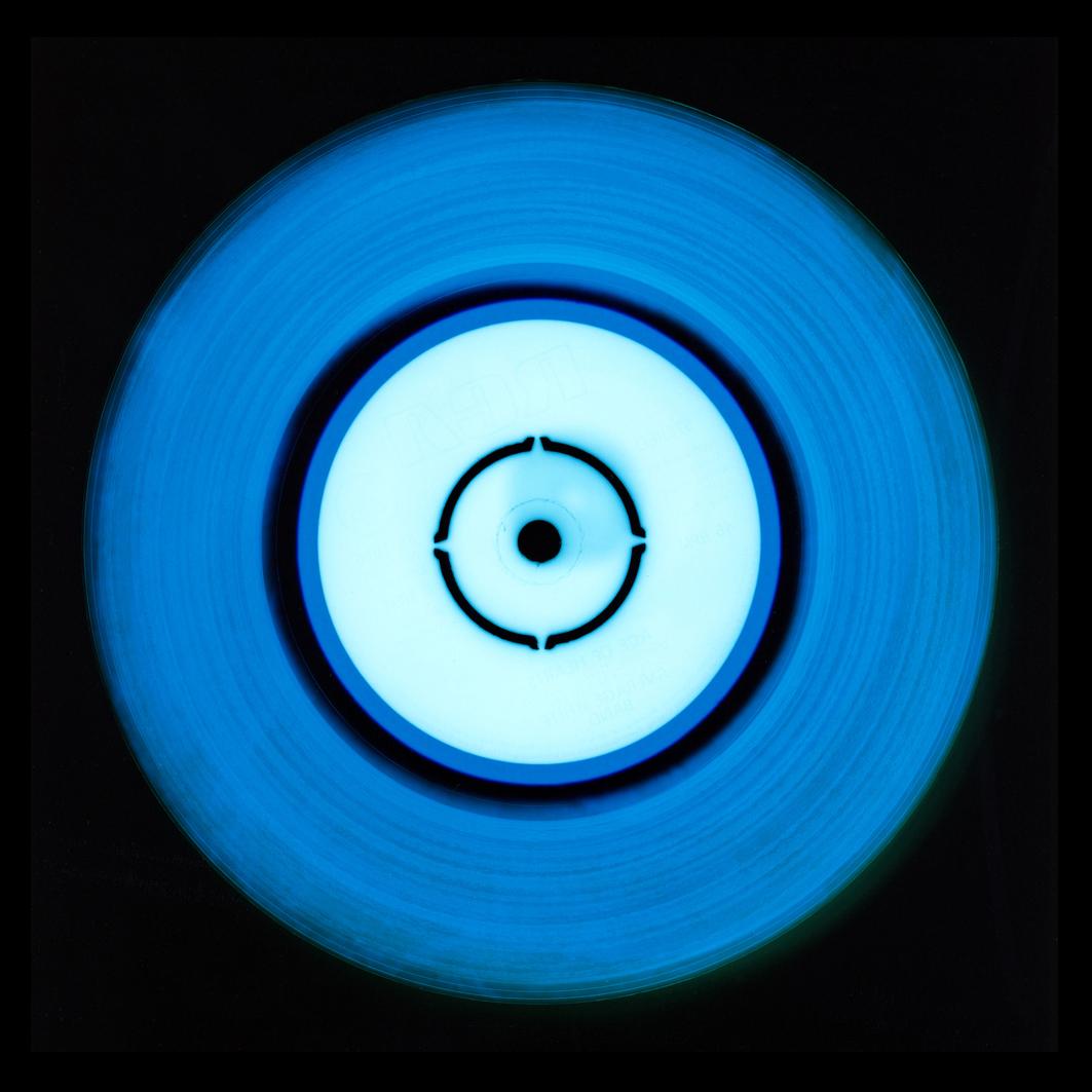 Vinyl Collection Ten Piece Blues Installation - Pop Art Color Photography For Sale 10