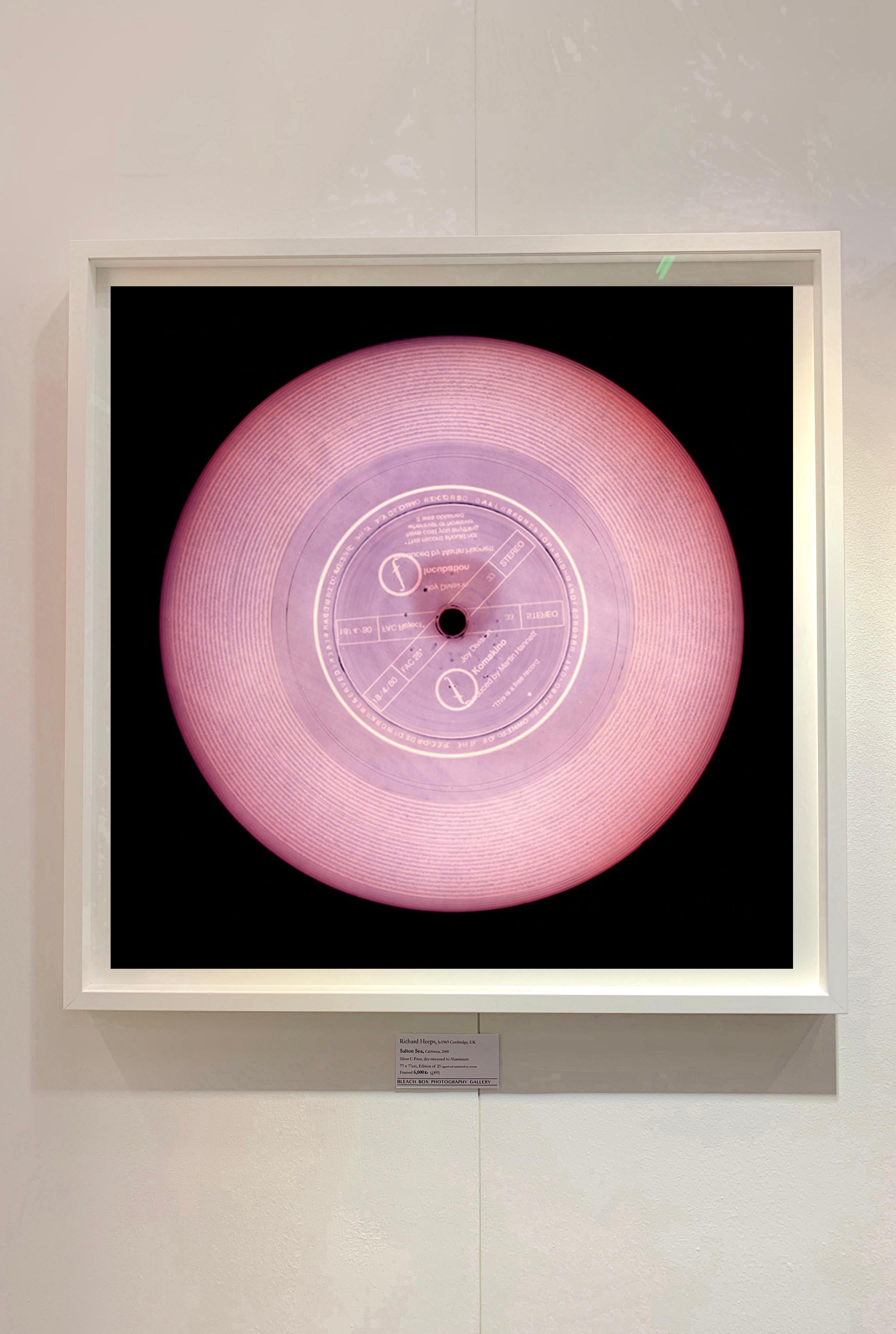 Vinyl Collection, This is a Free Record (Mauve) - Conceptual Pop Art Photography - Print by Heidler & Heeps