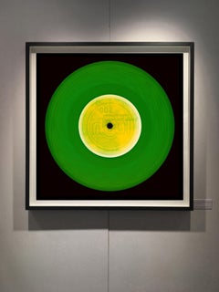 Vinyl Collection, This Side (Forest Green) - Conceptual Pop Art Photography
