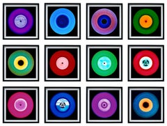 Vinyl Collection Twelve Piece Installation - Pop Art MultiColor Photo