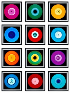 Vinyl Collection Twelve Piece Installation - Pop Art MultiColor Photo