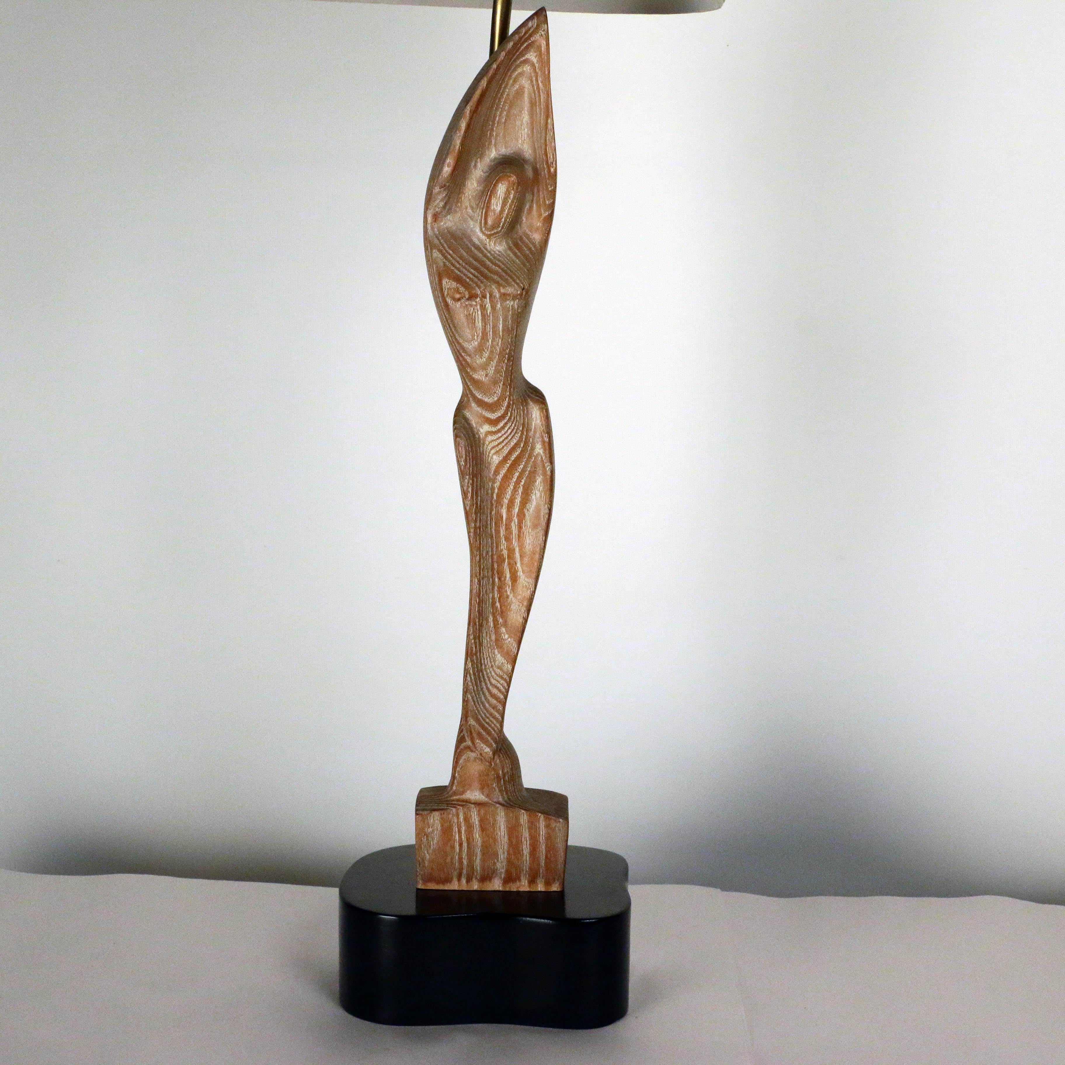 Heifetz Mid-Century Modern Pair of Table Lamps  In Good Condition In Montreal, QC