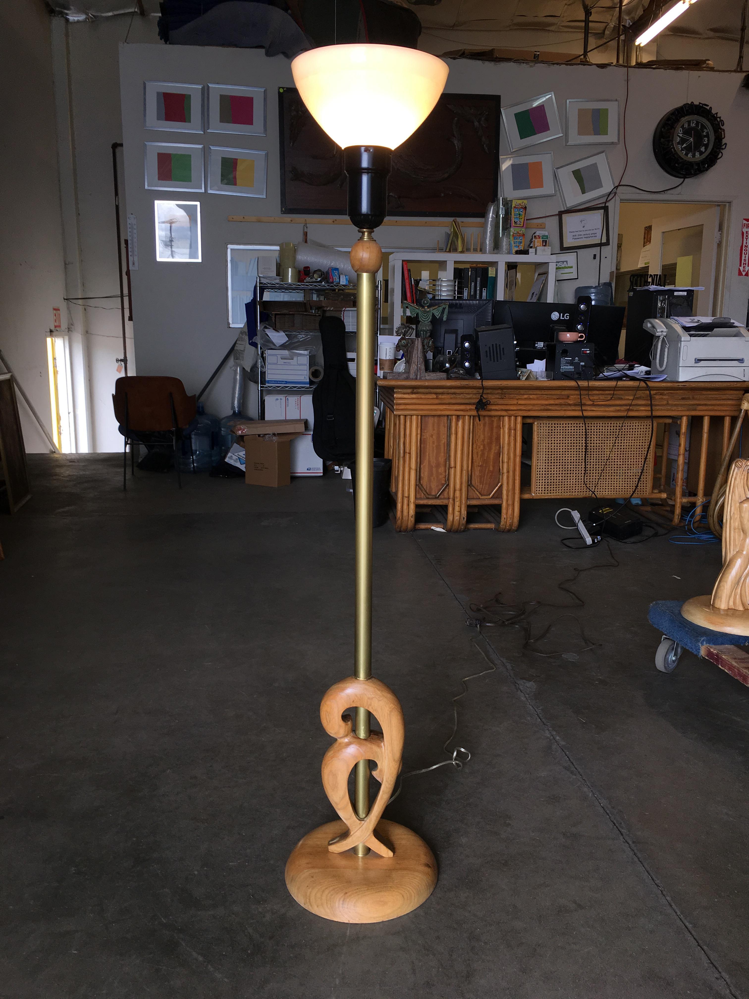 abstract floor lamp