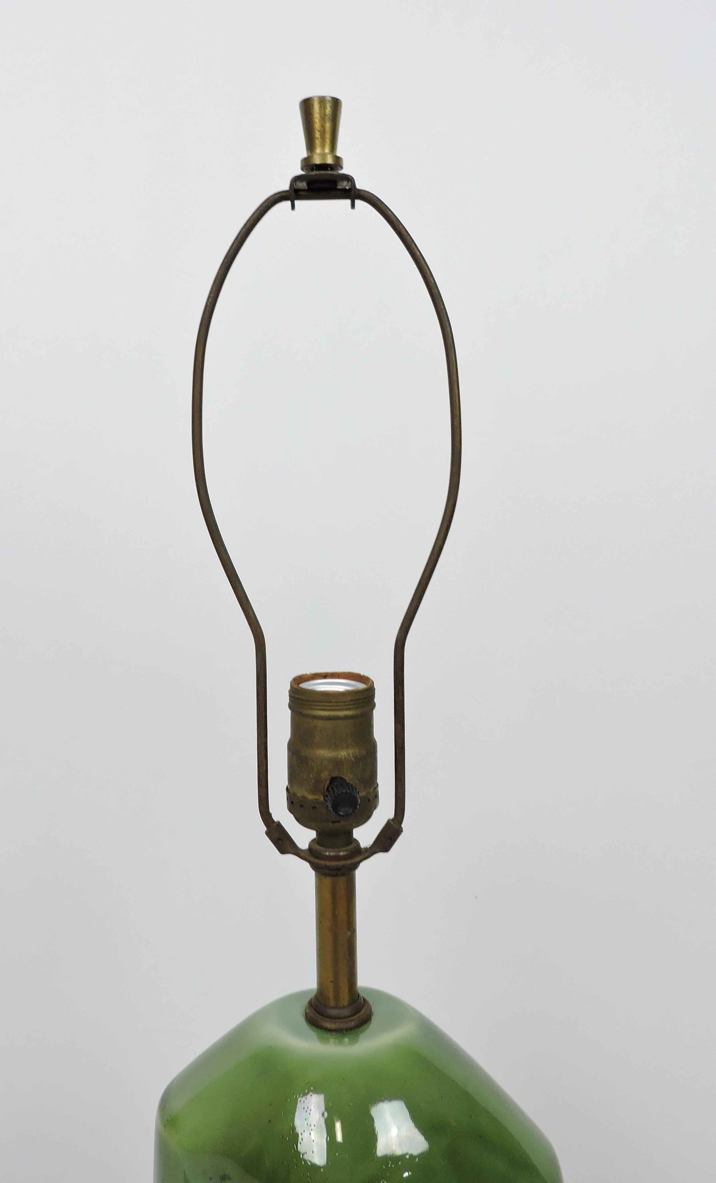 Mid-Century Modern Heifetz Style Mid Century Modern Sculptural Ceramic Giraffe Table Lamp