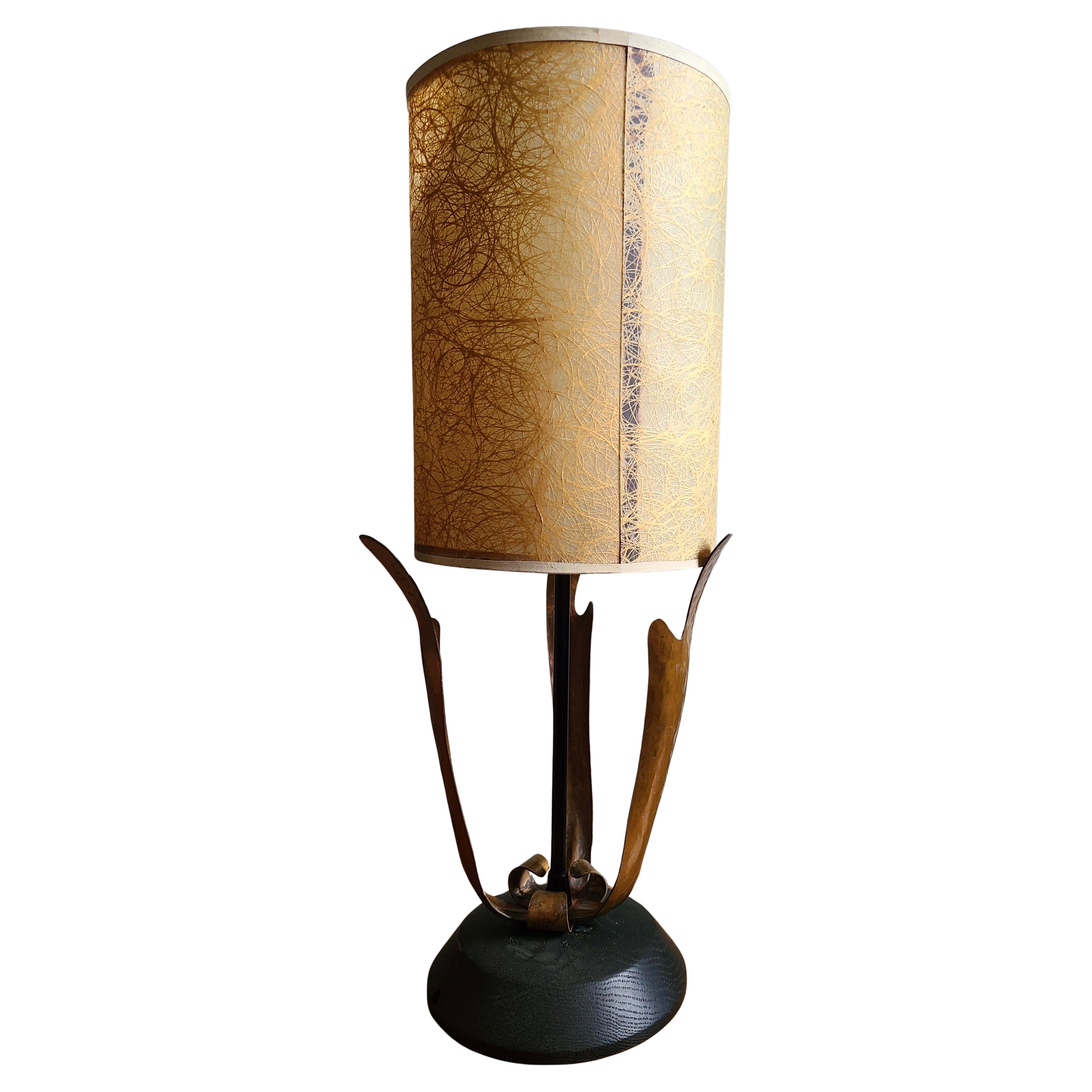 Heifetz Table Lamp Cactus Form designed by Yasha Heifetz In Good Condition For Sale In Fraser, MI