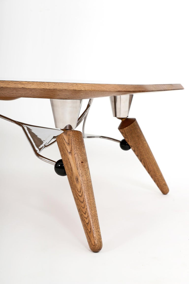 HeightAdjustable Coffee Table "Black Holes" For Sale at 1stDibs