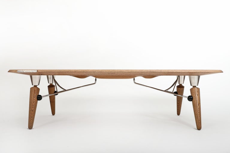 HeightAdjustable Coffee Table "Black Holes" For Sale at 1stDibs