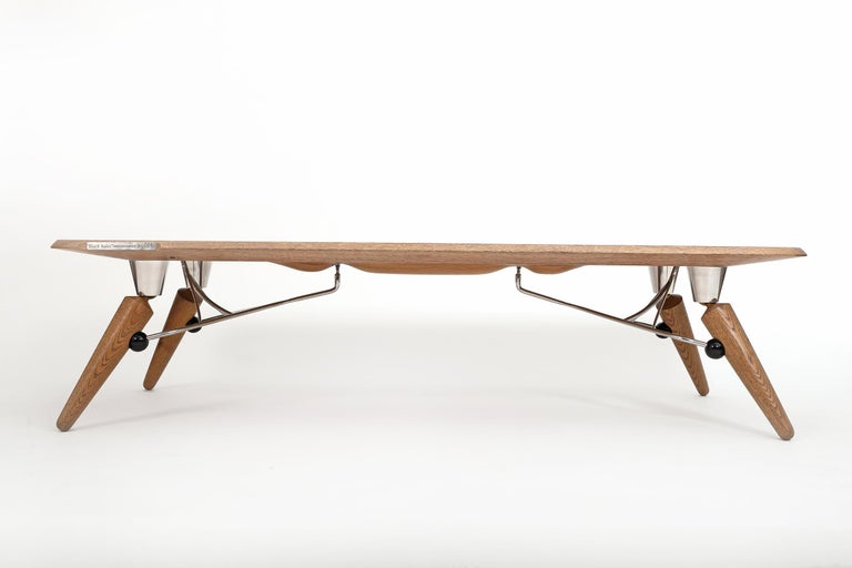 HeightAdjustable Coffee Table "Black Holes" For Sale at 1stDibs