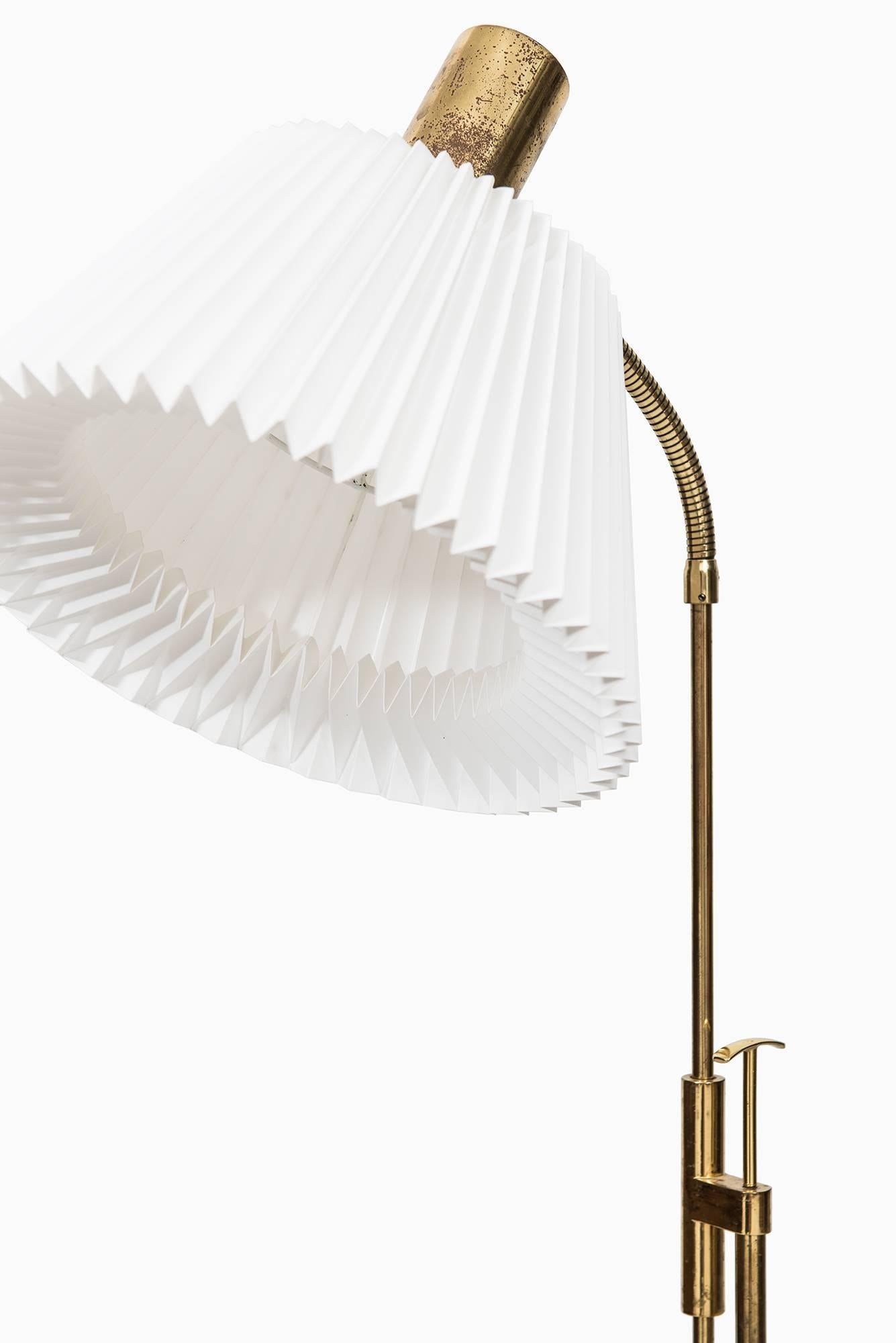 Swedish Height Adjustable Floor Lamp by Falkenbergs Belysning in Sweden