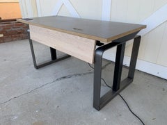 Height Adjustable Industrial Desk Made in Los Angeles