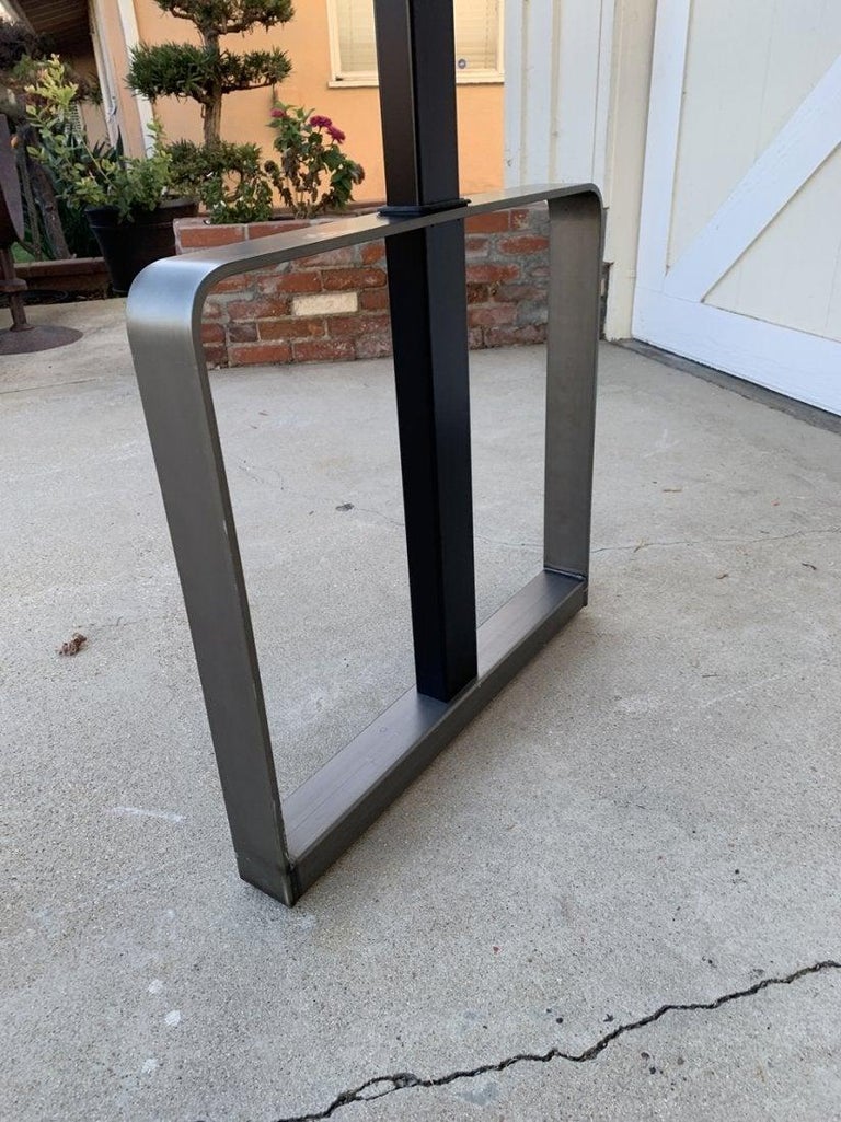 Height Adjustable Industrial Desk Made in Los Angeles For Sale at