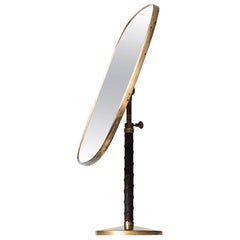 Height Adjustable Mirror Attributed to Josef Frank